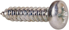 Value Collection - #8 Pan Head Phillips Sheet Metal Screw - Steel, 3/4" Length Under Head, Grade 2 - Americas Industrial Supply