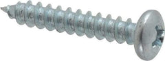 Value Collection - #8 Pan Head Phillips Sheet Metal Screw - Steel, 1" Length Under Head, Grade 2 - Americas Industrial Supply