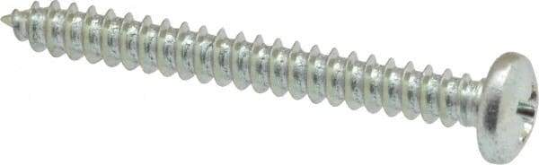Value Collection - #8 Pan Head Phillips Sheet Metal Screw - Steel, 1-1/2" Length Under Head, Grade 2 - Americas Industrial Supply