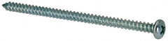 Value Collection - #8 Pan Head Phillips Sheet Metal Screw - Steel, 3" Length Under Head, Grade 2 - Americas Industrial Supply
