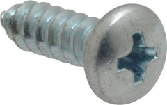 Value Collection - #10 Pan Head Phillips Sheet Metal Screw - Steel, 5/8" Length Under Head, Grade 2 - Americas Industrial Supply