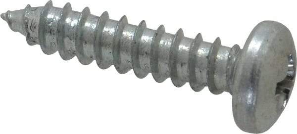Value Collection - #10 Pan Head Phillips Sheet Metal Screw - Steel, 7/8" Length Under Head, Grade 2 - Americas Industrial Supply