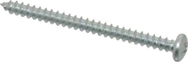 Value Collection - #10 Pan Head Phillips Sheet Metal Screw - Steel, 2-1/2" Length Under Head, Grade 2 - Americas Industrial Supply