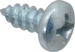 Value Collection - #12 Pan Head Phillips Sheet Metal Screw - Steel, 1/2" Length Under Head, Grade 2 - Americas Industrial Supply