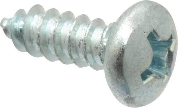 Value Collection - #12 Pan Head Phillips Sheet Metal Screw - Steel, 5/8" Length Under Head, Grade 2 - Americas Industrial Supply