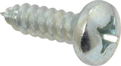 Value Collection - #12 Pan Head Phillips Sheet Metal Screw - Steel, 3/4" Length Under Head, Grade 2 - Americas Industrial Supply