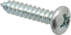 Value Collection - #12 Pan Head Phillips Sheet Metal Screw - Steel, 1" Length Under Head, Grade 2 - Americas Industrial Supply