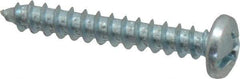 Value Collection - #12 Pan Head Phillips Sheet Metal Screw - Steel, 1-1/2" Length Under Head, Grade 2 - Americas Industrial Supply