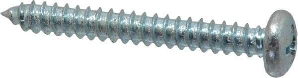 Value Collection - #12 Pan Head Phillips Sheet Metal Screw - Steel, 1-3/4" Length Under Head, Grade 2 - Americas Industrial Supply