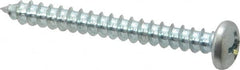 Value Collection - #12 Pan Head Phillips Sheet Metal Screw - Steel, 2" Length Under Head, Grade 2 - Americas Industrial Supply