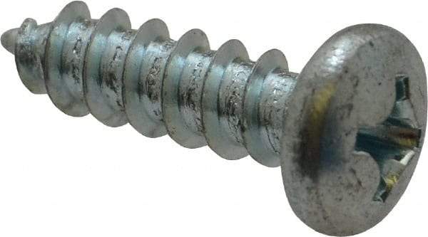 Value Collection - #14 Pan Head Phillips Sheet Metal Screw - Steel, 7/8" Length Under Head, Grade 2 - Americas Industrial Supply