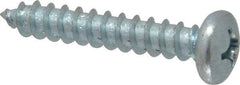 Value Collection - #14 Pan Head Phillips Sheet Metal Screw - Steel, 1-1/2" Length Under Head, Grade 2 - Americas Industrial Supply
