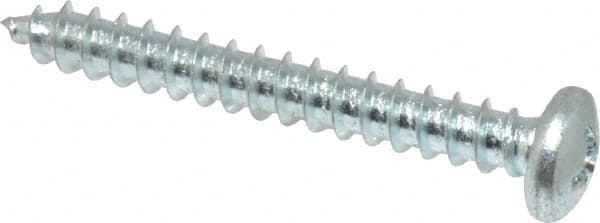 Value Collection - #14 Pan Head Phillips Sheet Metal Screw - Steel, 2" Length Under Head, Grade 2 - Americas Industrial Supply