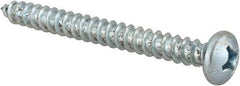 Value Collection - #14 Pan Head Phillips Sheet Metal Screw - Steel, 2-1/2" Length Under Head, Grade 2 - Americas Industrial Supply