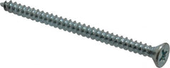 Value Collection - #6 Flat Head Phillips Sheet Metal Screw - Steel, 2" OAL, Grade 2 - Americas Industrial Supply