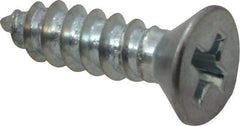 Value Collection - #8 Flat Head Phillips Sheet Metal Screw - Steel, 5/8" OAL, Grade 2 - Americas Industrial Supply
