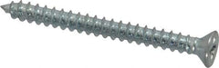 Value Collection - #8 Flat Head Phillips Sheet Metal Screw - Steel, 1-3/4" OAL, Grade 2 - Americas Industrial Supply