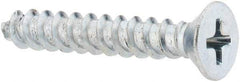 Value Collection - #10 Flat Head Phillips Sheet Metal Screw - Steel, 1-1/4" OAL, Grade 2 - Americas Industrial Supply