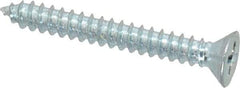 Value Collection - #10 Flat Head Phillips Sheet Metal Screw - Steel, 1-1/2" OAL, Grade 2 - Americas Industrial Supply