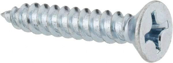 Value Collection - #14 Flat Head Phillips Sheet Metal Screw - Steel, 1-1/2" OAL, Grade 2 - Americas Industrial Supply