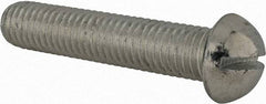 Value Collection - 1/2-13 UNC, 2-1/2" Length Under Head Slotted Drive Machine Screw - Round Head, Alloy Steel, Zinc-Plated Finish, Without Washer - Americas Industrial Supply