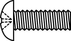 Value Collection - #10-24 UNC, 3-1/2" Length Under Head Phillips Drive Machine Screw - Round Head, Grade J82 Steel, Zinc-Plated Finish, Without Washer - Americas Industrial Supply