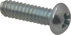 Value Collection - #4-40 UNC, 3/8" Length Under Head Phillips Drive Machine Screw - Round Head, Grade 2 Steel, Zinc-Plated Finish, Without Washer - Americas Industrial Supply
