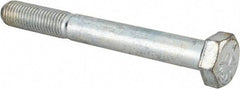 Made in USA - 5/16-24 UNF, 2-3/4" Length Under Head Hex Head Cap Screw - Partially Threaded, Grade 5 Steel, Zinc-Plated Finish, 1/2" Hex - Americas Industrial Supply