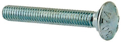 Value Collection - 5/16-18 UNC 2-1/4" Length Under Head, Standard Square Neck, Carriage Bolt - Grade 2 Steel, Zinc-Plated Finish - Americas Industrial Supply