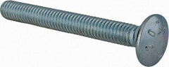 Value Collection - 5/16-18 UNC 2-3/4" Length Under Head, Standard Square Neck, Carriage Bolt - Grade 2 Steel, Zinc-Plated Finish - Americas Industrial Supply