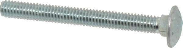 Value Collection - 5/16-18 UNC 3" Length Under Head, Standard Square Neck, Carriage Bolt - Grade 2 Steel, Zinc-Plated Finish - Americas Industrial Supply