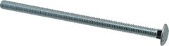 Value Collection - 5/16-18 UNC 5-1/2" Length Under Head, Standard Square Neck, Carriage Bolt - Grade 2 Steel, Zinc-Plated Finish - Americas Industrial Supply