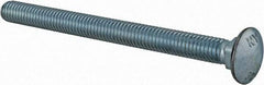 Value Collection - 3/8-16 UNC 4-1/2" Length Under Head, Standard Square Neck, Carriage Bolt - Grade 2 Steel, Zinc-Plated Finish - Americas Industrial Supply