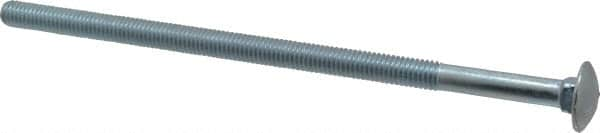 Value Collection - 3/8-16 UNC 8" Length Under Head, Standard Square Neck, Carriage Bolt - Grade 2 Steel, Zinc-Plated Finish - Americas Industrial Supply