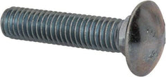 Value Collection - 7/16-14 UNC 2" Length Under Head, Standard Square Neck, Carriage Bolt - Grade 2 Steel, Zinc-Plated Finish - Americas Industrial Supply