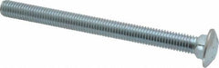 Value Collection - 1/2-13 UNC 6" Length Under Head, Standard Square Neck, Carriage Bolt - Grade 2 Steel, Zinc-Plated Finish - Americas Industrial Supply