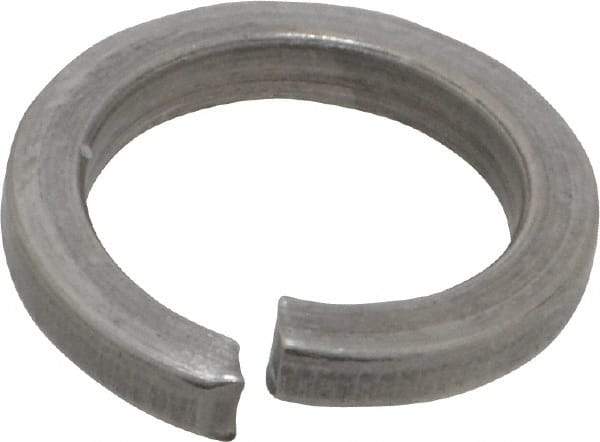 Value Collection - M12, 12.2mm ID, 2.5mm Thick High Collar Split Lock Washer - 18-8 Austenitic Grade A2 Stainless Steel, Uncoated, 12.2mm Min ID, 12.7mm Max ID, 18mm Max OD - Americas Industrial Supply