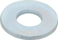 Value Collection - 1/4" Screw, Steel USS Flat Washer - 5/16" ID x 3/4" OD, 1/16" Thick, Zinc-Plated Finish - Americas Industrial Supply