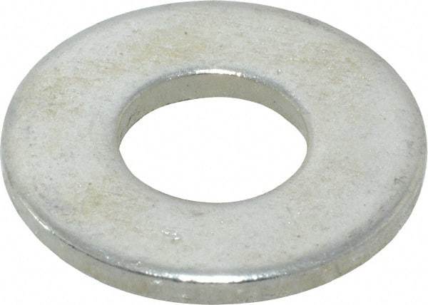 Value Collection - 3/8" Screw, Steel USS Flat Washer - 7/16" ID x 1" OD, 0.0781" Thick, Zinc-Plated Finish - Americas Industrial Supply
