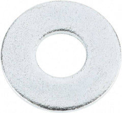 Value Collection - 1/2" Screw, Steel USS Flat Washer - 9/16" ID x 1-3/8" OD, 0.1094" Thick, Zinc-Plated Finish - Americas Industrial Supply