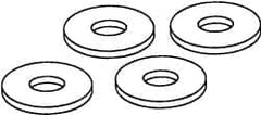 Value Collection - 3" Screw, Steel USS Flat Washer - 3-1/8" ID x 5-1/2" OD, 0.249" Thick, Zinc-Plated Finish - Americas Industrial Supply