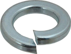 Value Collection - 7/8", 0.219" Thick Split Lock Washer - Alloy Steel, Zinc-Plated Finish, 0.878" Min ID, 0.894" Max ID, 1.459" Min OD, 1.464" Max OD - Americas Industrial Supply