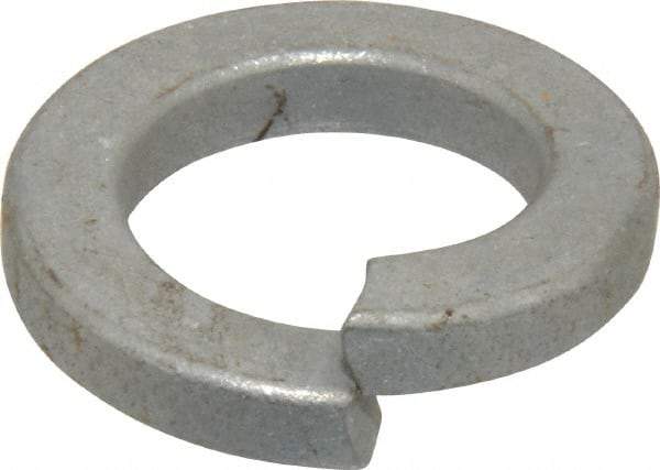 Value Collection - 1", 1.003" ID, 1/4" Thick Split Lock Washer - Steel, Zinc-Plated Finish, 1.003" Min ID, 1.024" Max ID, 1.656" Min OD, 1.661" Max OD - Americas Industrial Supply