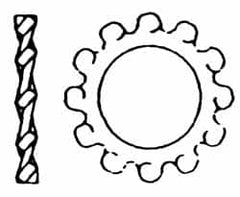 Value Collection - M27 Screw, 28mm ID, Stainless Steel External Tooth Lock Washer - 44mm OD, Uncoated, Grade 316 & Austenitic A4 - Americas Industrial Supply