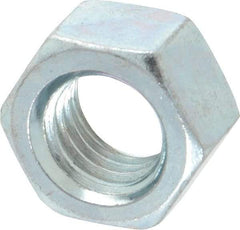 Value Collection - 5/8-11 UNC Steel Right Hand Hex Nut - 15/16" Across Flats, 0.5469" High, Zinc-Plated Finish - Americas Industrial Supply