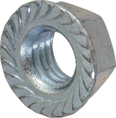 Value Collection - 7/8-9 UN Steel Right Hand Hex Nut - 1-5/16" Across Flats, 3/4" High, Zinc-Plated Finish - Americas Industrial Supply