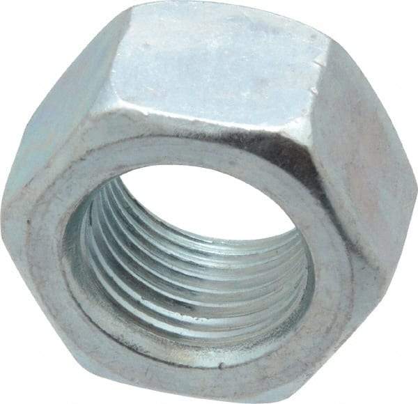 Value Collection - 5/8-18 UNF Steel Right Hand Hex Nut - 15/16" Across Flats, 0.5469" High, Zinc-Plated Finish - Americas Industrial Supply