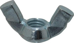 Value Collection - 1/2-13 UNC, Zinc Plated, Steel Standard Wing Nut - 1.94" Wing Span, 1" Wing Span - Americas Industrial Supply