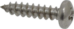 Value Collection - #6 Pan Head Phillips Sheet Metal Screw - Stainless Steel, 5/8" Length Under Head, Grade 18-8 - Americas Industrial Supply