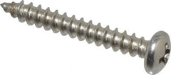 Value Collection - #6 Pan Head Phillips Sheet Metal Screw - Stainless Steel, 1" Length Under Head, Grade 18-8 - Americas Industrial Supply
